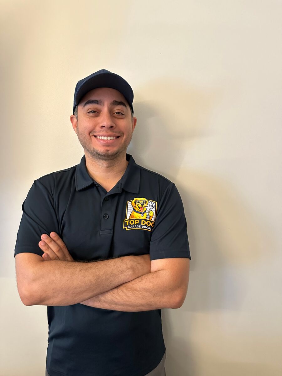 Manny Cardenales, owner of Top Dog Garage Doors