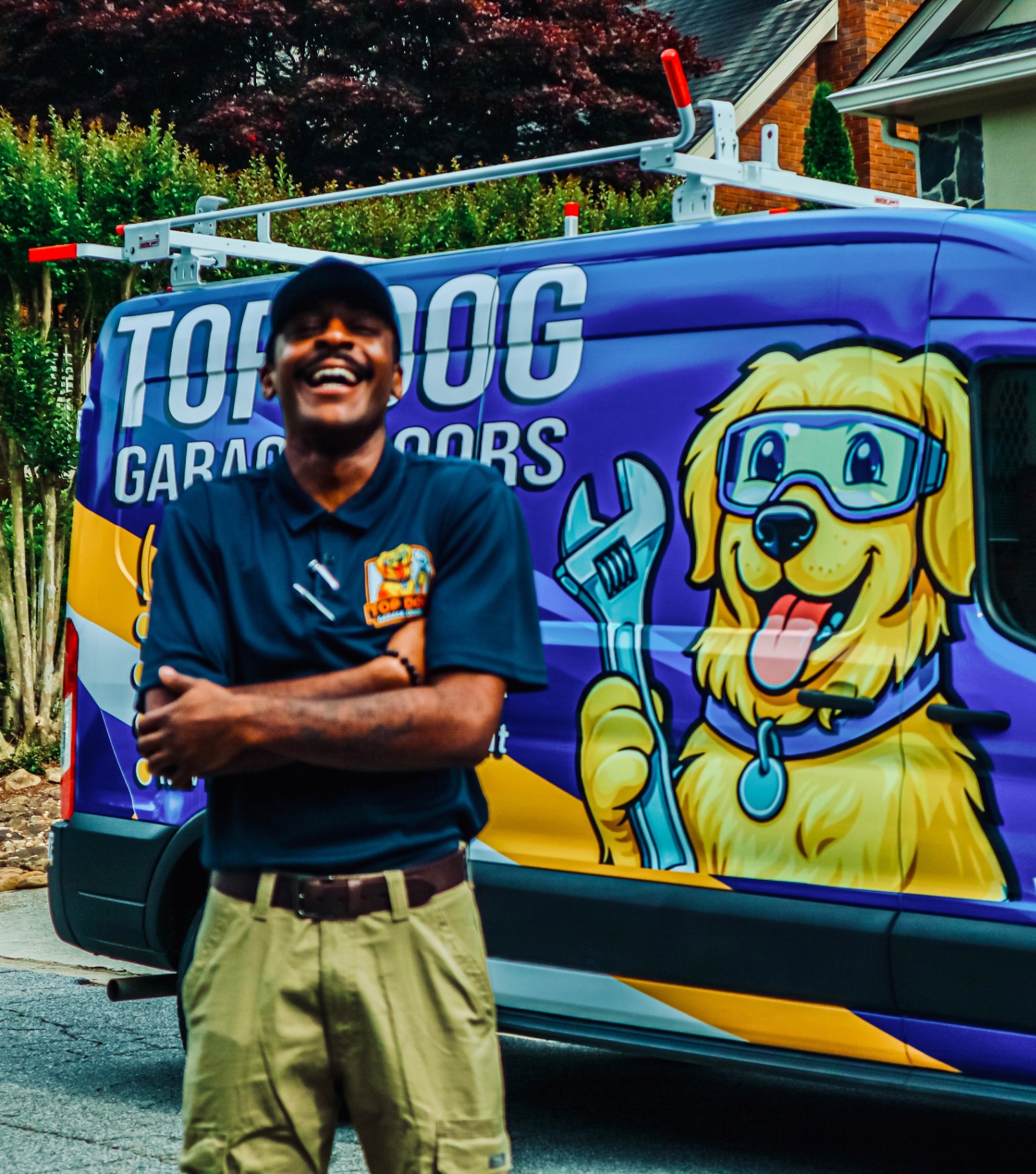 Top Dog Garage Doors technician — proud to serve Decatur, GA homeowners